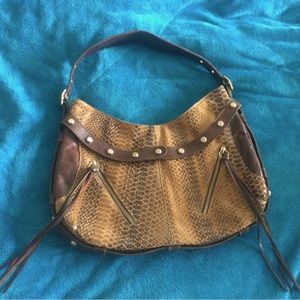 Pre owned Pietro Alessandro shoulder bag. Snakeskin print, very good condition.
